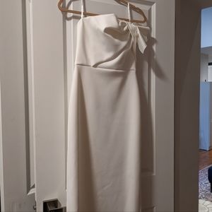 White Black Halo Eve dress (midi) Size 6